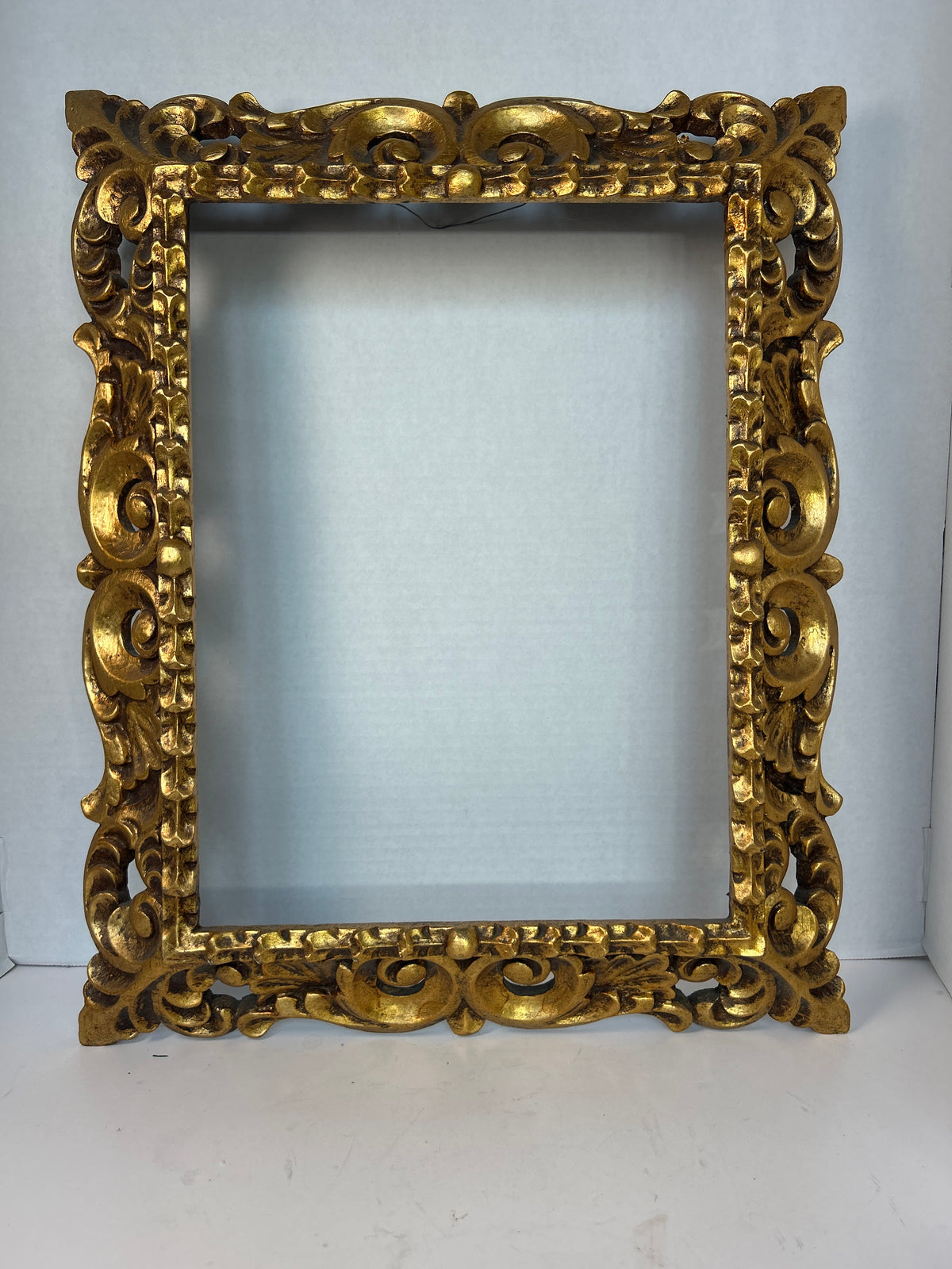E5 - Hand Carved Frame - Scrollwork