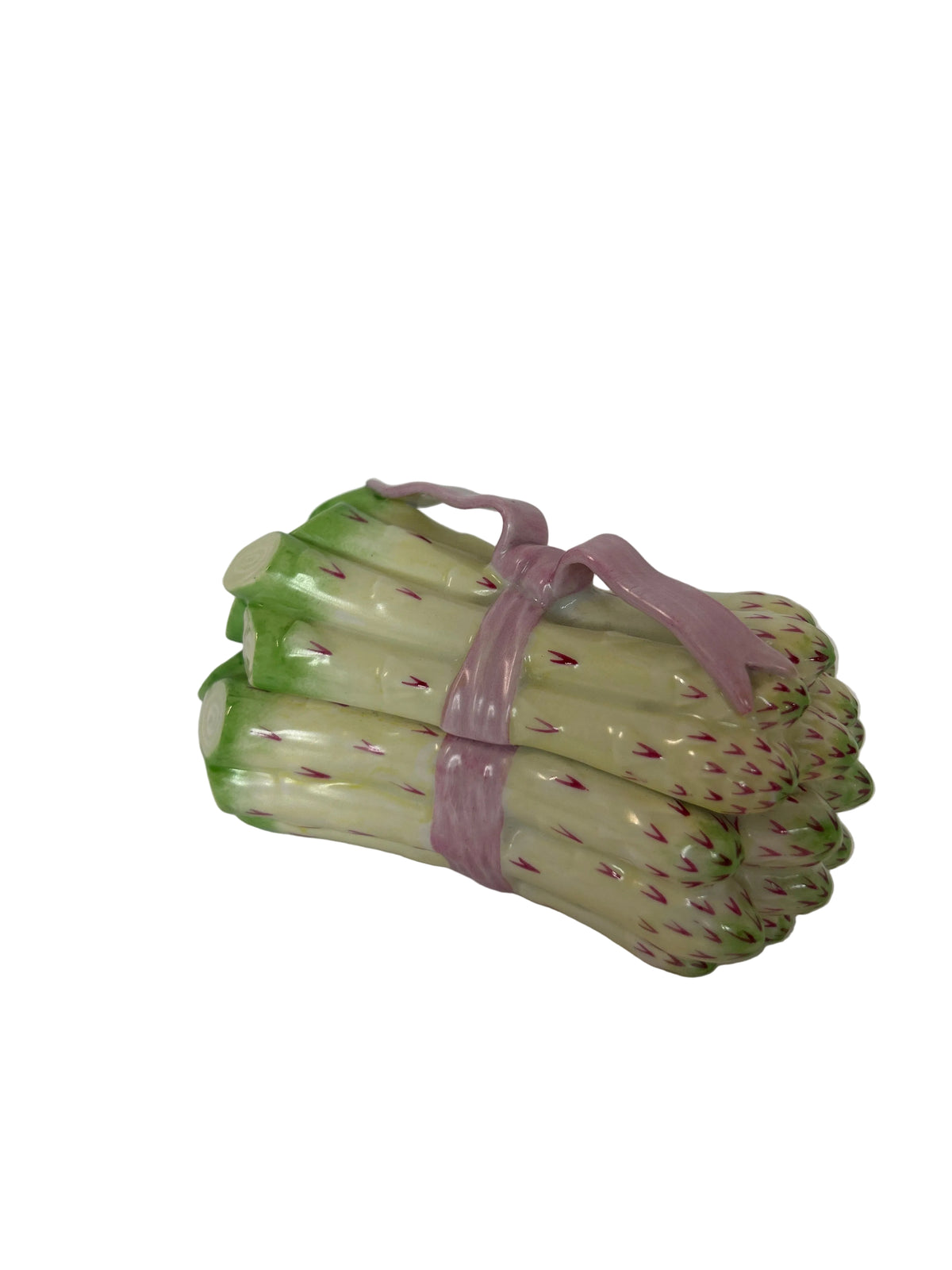D2 - Herend Asparagus Box with Pink Bow