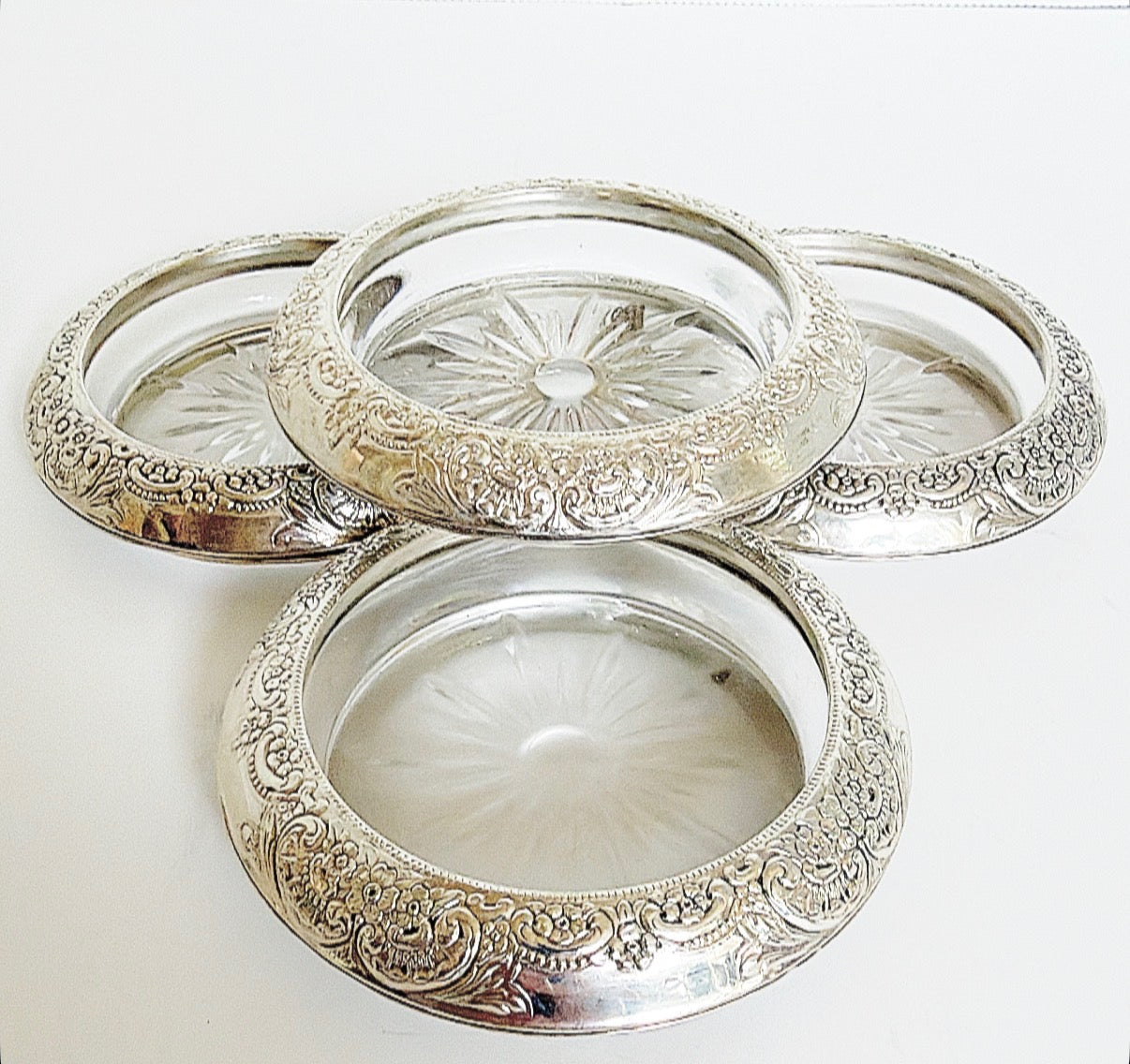 E10 - Crystal Coasters - Set or 4