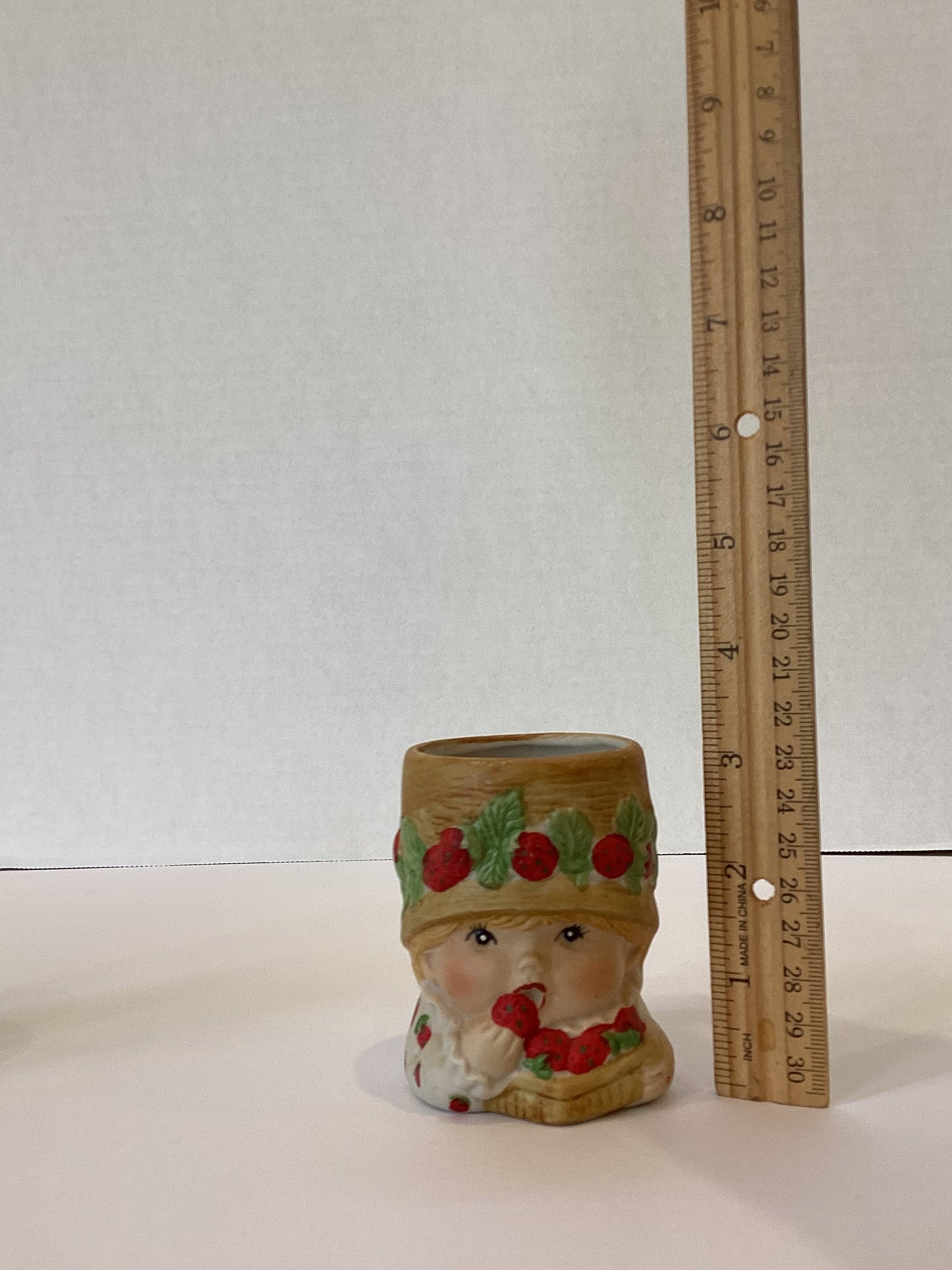 Pre Order - Custom Vintage Child Head Vase - Beaded Tree