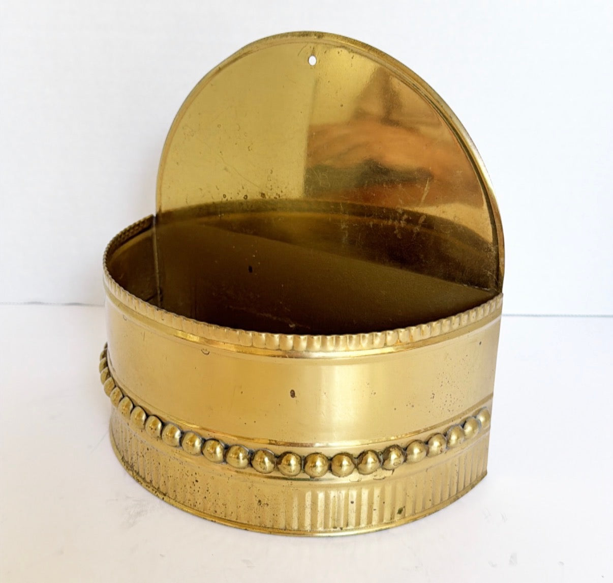 D8 - Brass Letter Holder - Wall Mount
