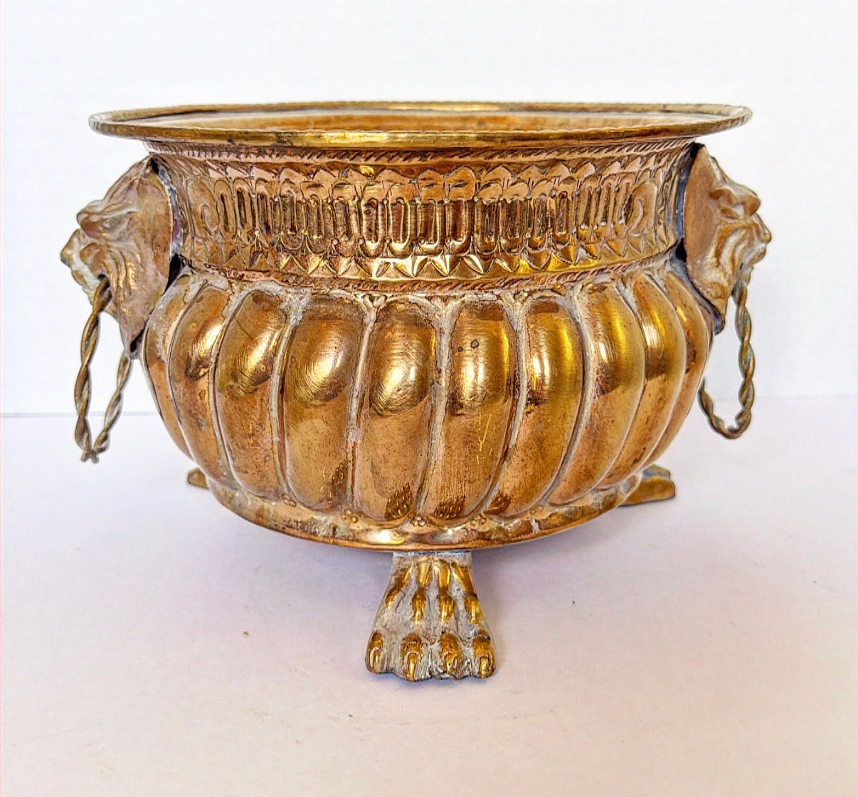 K1 - Brass Planter with Lion Feet