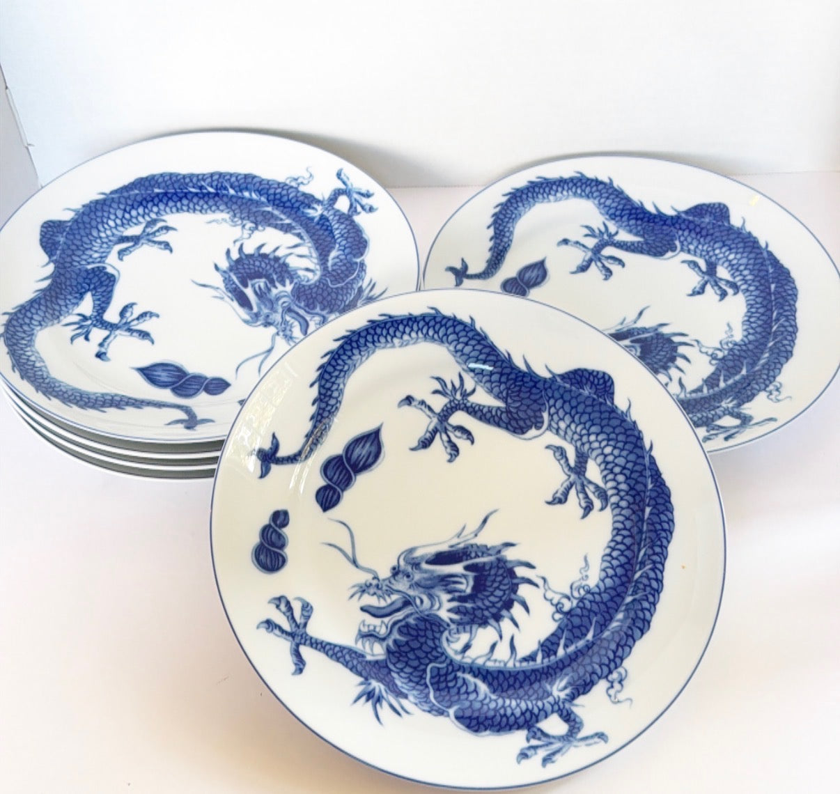 M4 Dragon Plates - Set of 6 - Mottahedeh