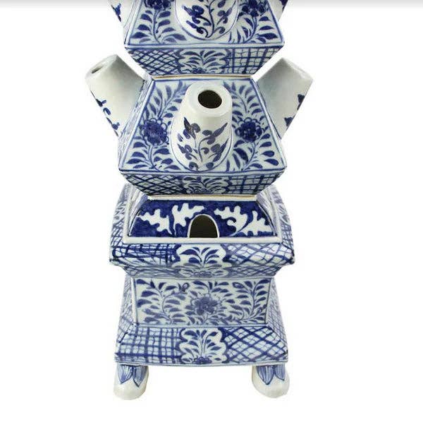Original Blue and White Tulipiere: Large