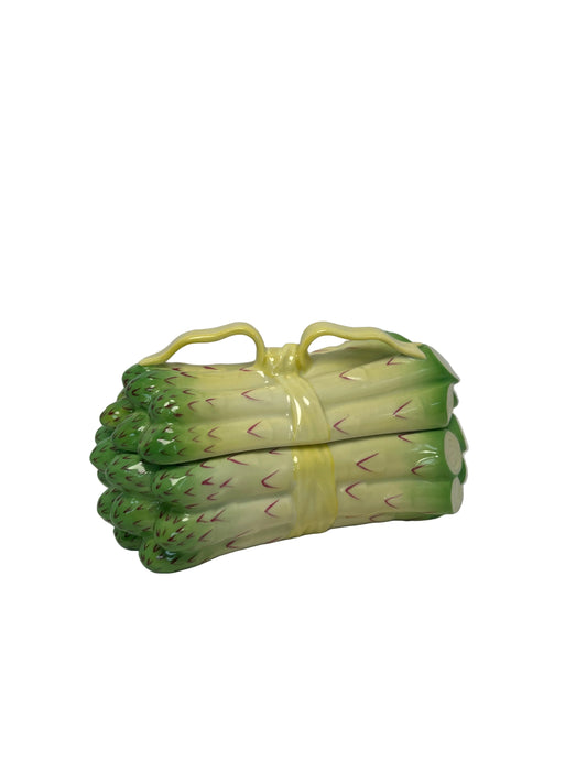 E8 - Herend Asparagus Box with Yellow