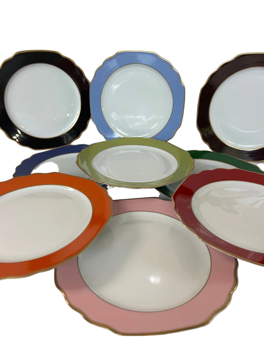 D7 - Set of 9 Dessert Plates - Pickard - 8.5