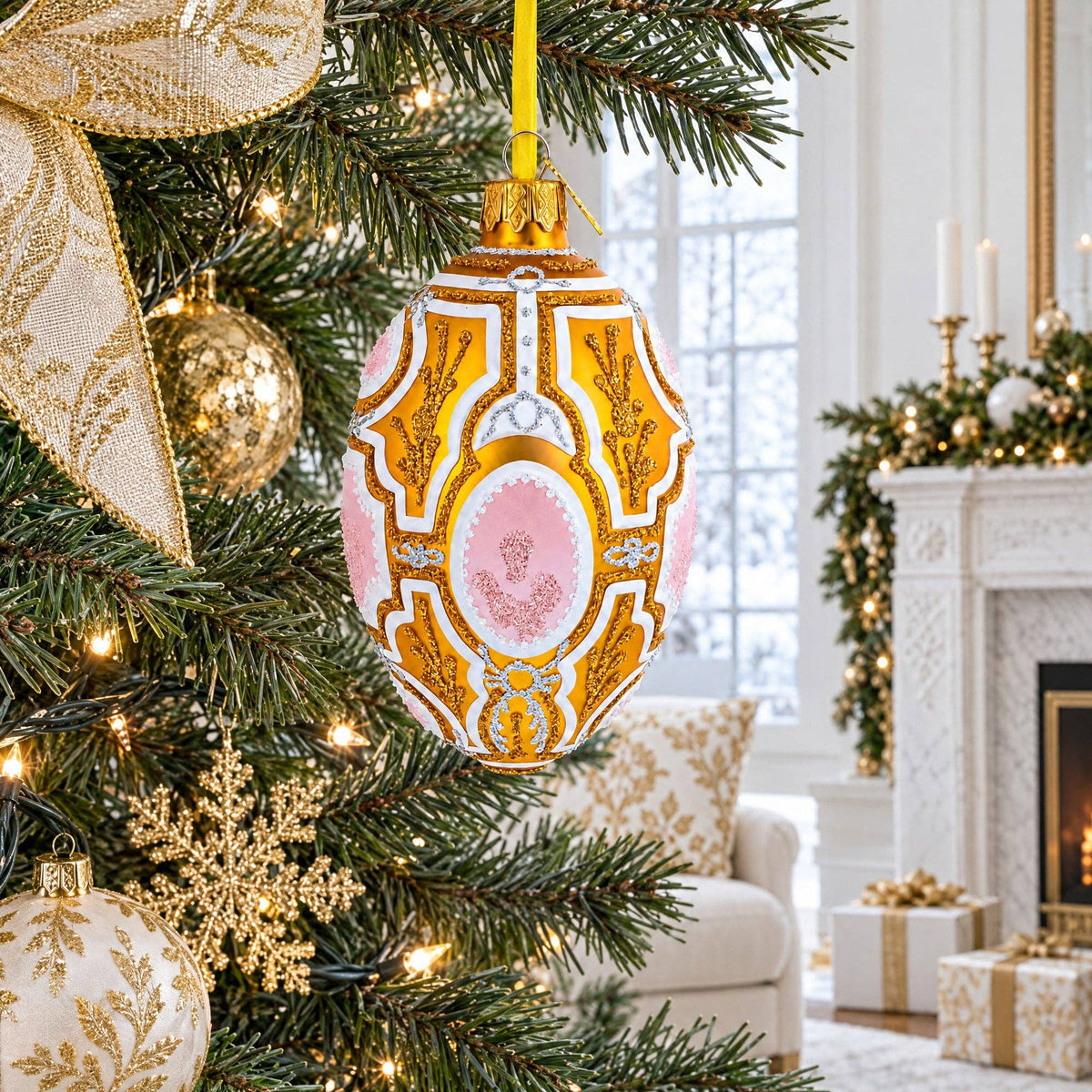 1914 Catherine the Great Royal Glass Egg Ornament