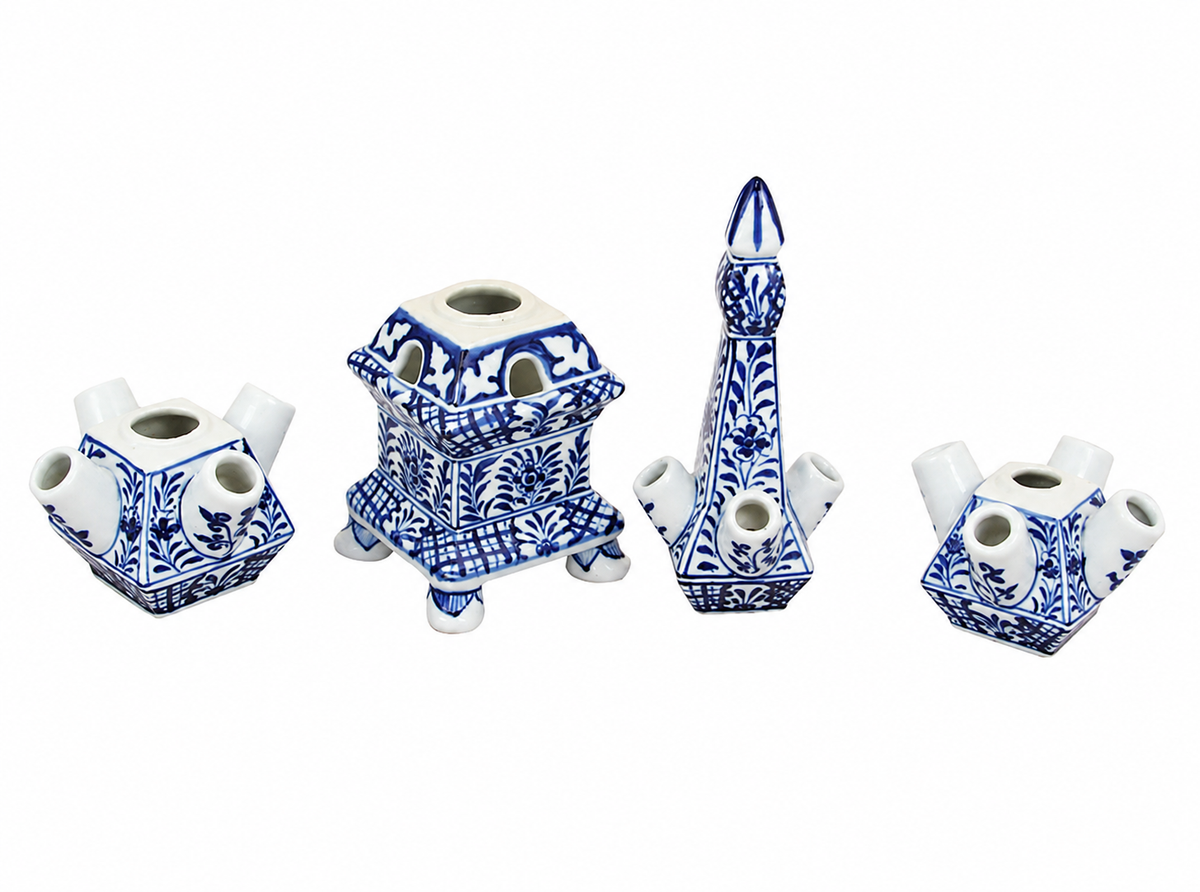 Original Blue and White Tulipiere: Large
