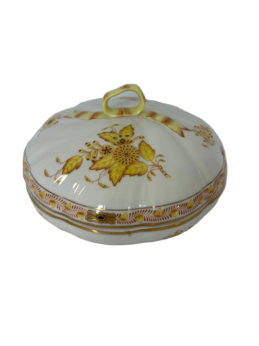 C7 - Herend - Chinese Banquet - Yellow - Candy Dish