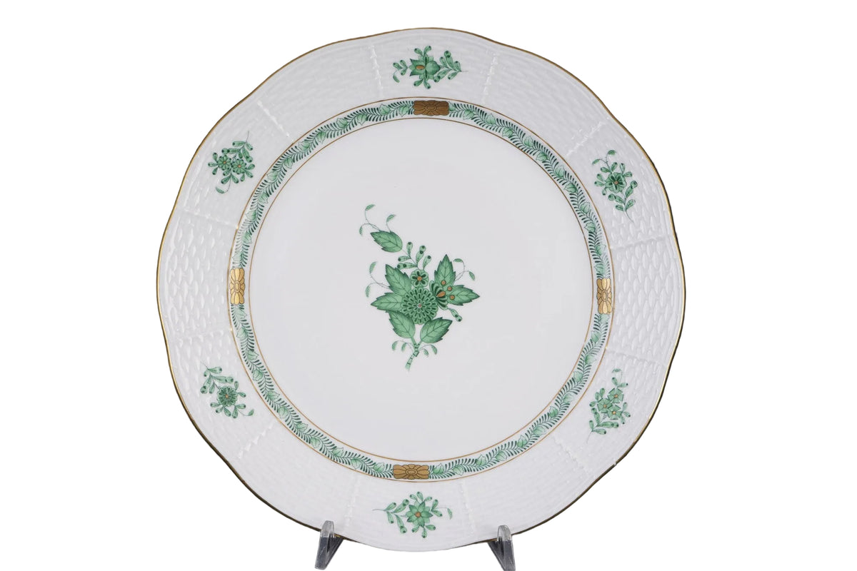 Herend - Chinese Bouquet - Set of 4 Dinner Plates - Green