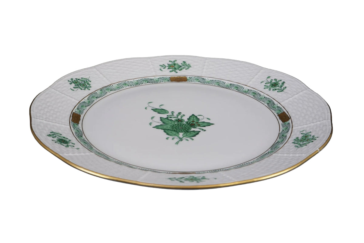 Herend - Chinese Bouquet - Set of 4 Dinner Plates - Green