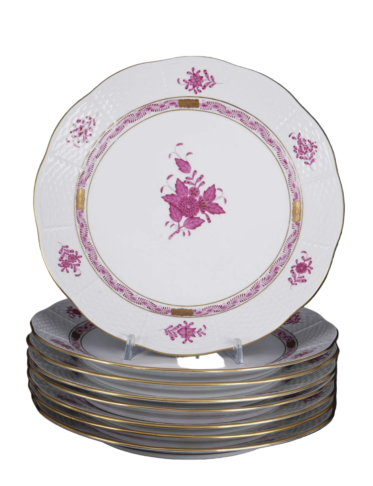Herend - Chinese Bouquet - Set of 4 Dinner Plates