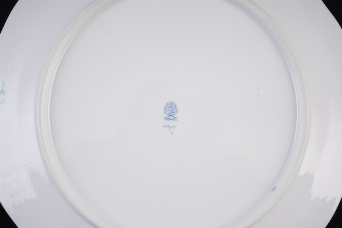 Herend - Chinese Bouquet - Set of 4 Dinner Plates - Green