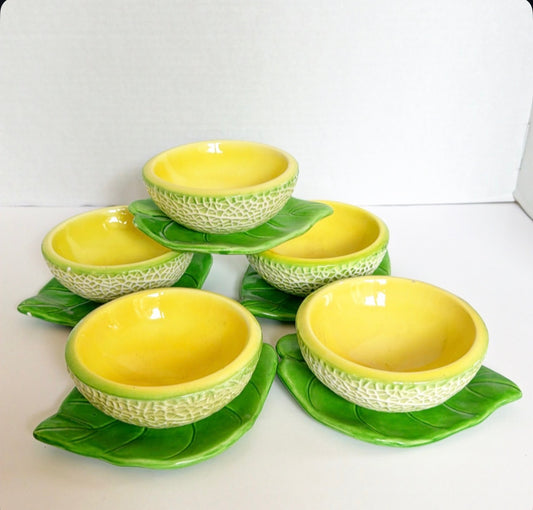 A8 - Set of 5 - Melon Bowls
