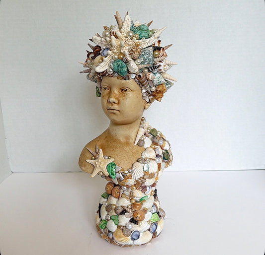 E8- Lady Head Encrusted Shell