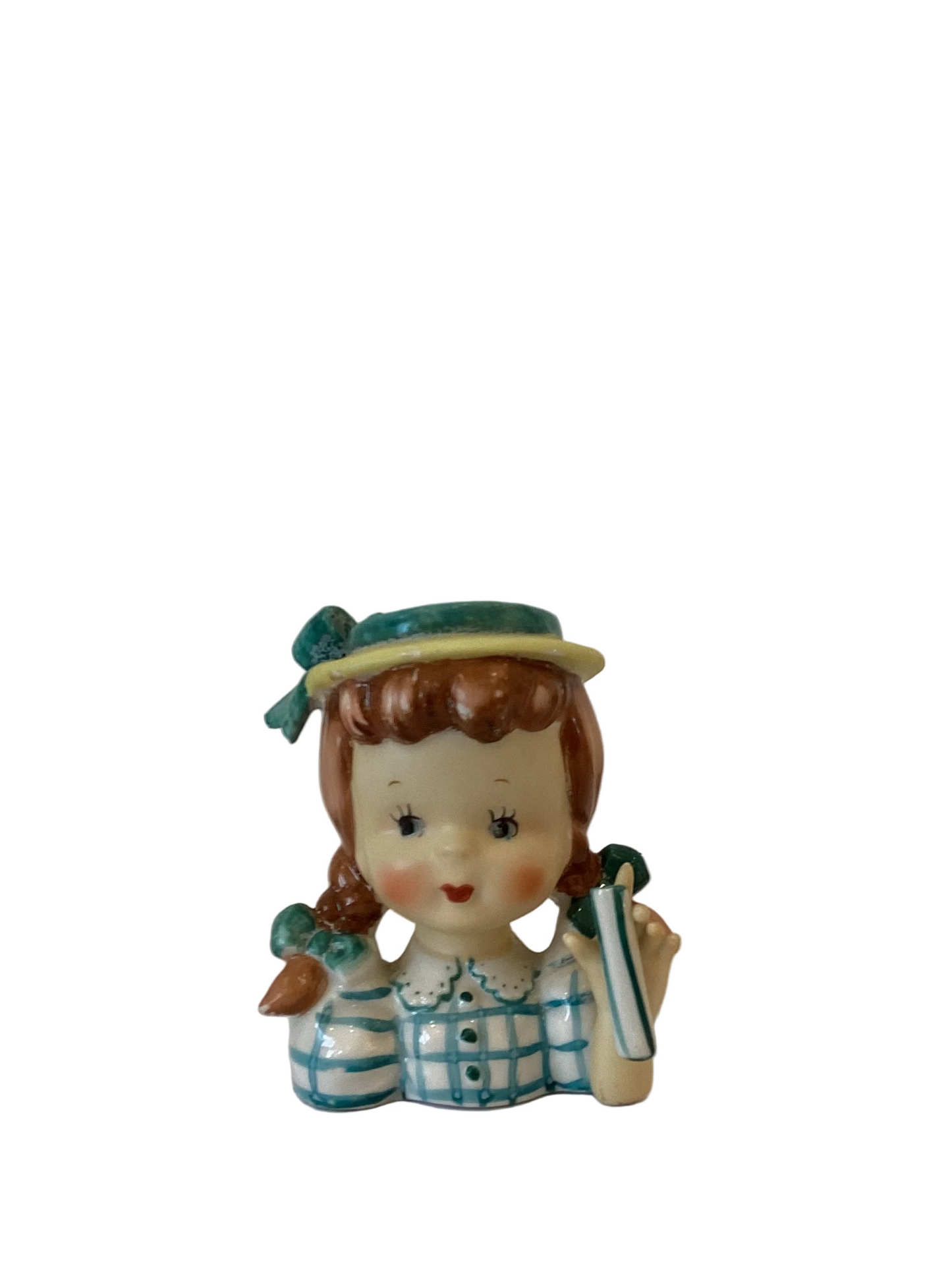 Pre Orders - Custom Vintage Lady Head Vase - Beaded Tree