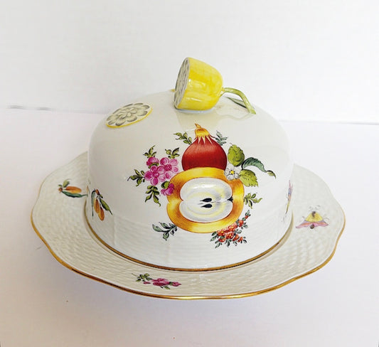 B11 - Herend Butter Dish with Lid - Garden Market