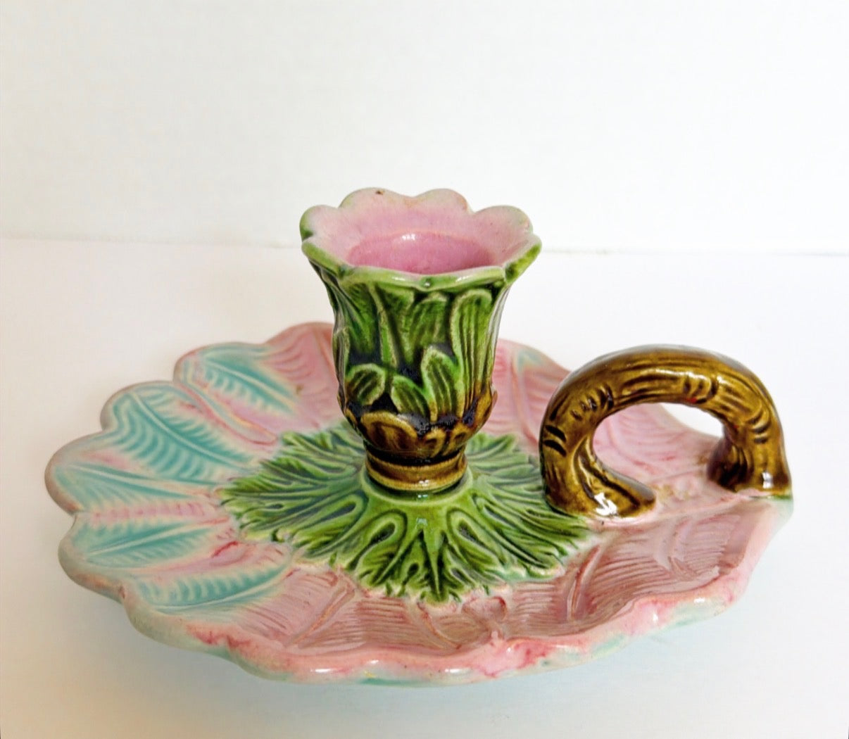 P11 - Majolica Candle Holder