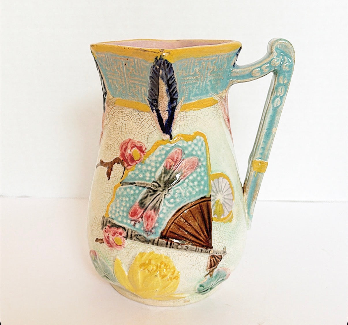 Q11 - 19th Century Pitcher Majolica