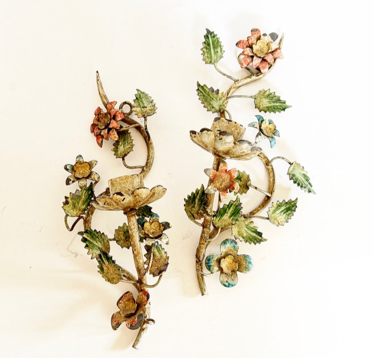 B7 - Pair of Sconces - Toile
