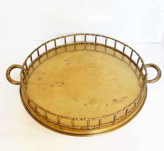 E6 - Round Brass Tray