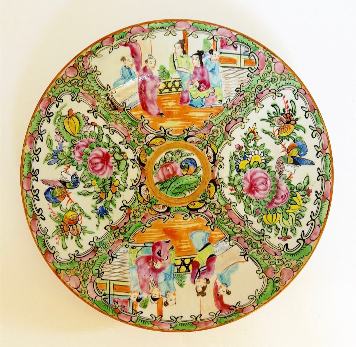 I-7 Rose Medallion Plate